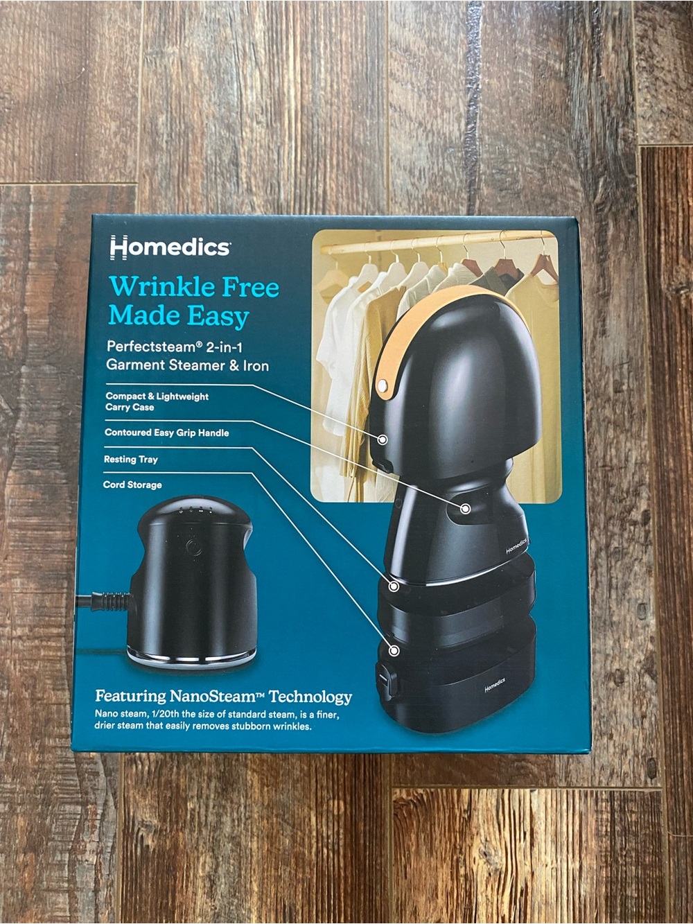 Homedics Garment Steamer & Iron